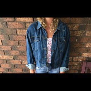 Comfy, in style forever 21 jean jacket!